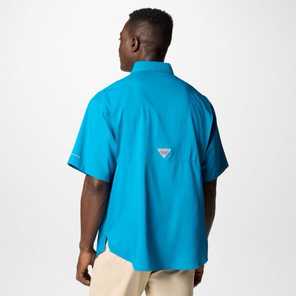 EUC Men’s Blue Echo Tamiami II Omni-Shade Columbia Short Sleeve Polo Size XL - Picture 10 of 14